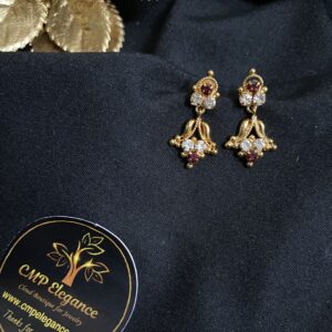 Gold-Plated Chandbali Earrings