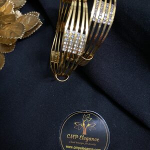 Lightweight Gold Polished Bangles