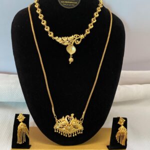 Forming Combo Set - Dollar Chain, Necklace & Earrings