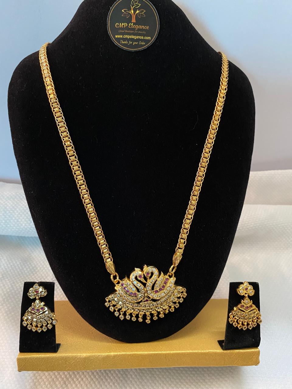 Impon Dollar Chain with Earrings