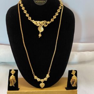 Forming Combo Set - Dollar Chain, Necklace & Earrings