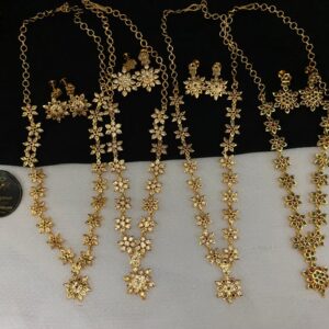 Panchalogha Star Necklace Set –