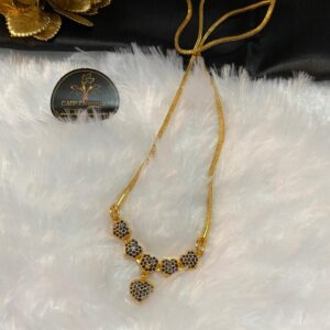 Blue Stone Dollar with 30 Inches Chain