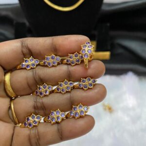 Purple J-Style Impon Stud