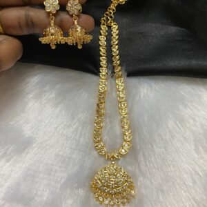 White Impon Necklace & Jimmikki Set