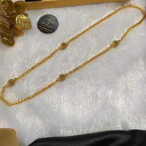 4 Side Stone Ball Chain 24 Inches – CMP25529