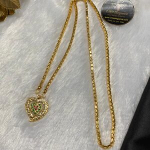 Ketti Stoned Heart Dollar Chain – CMP25538