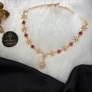 Impon Star with Colour Stone Necklace – CMP25571