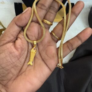 Forming Fish Dollar with Micro Square Chain – CMP25594