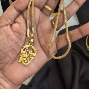 Forming Om Mayil Vel Combined Dollar with Micro Square Chain – CMP25598