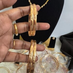 Double Leaf Design Impon Bangle CMP25659