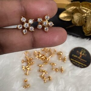 Small 6-Stone Diamond Replica Stud – CMP26749