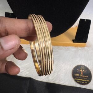 Impon Panchalogh Line Design Bangles – CMP26754