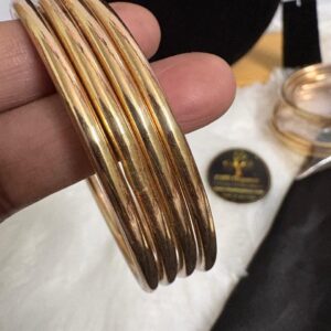 Impon Panchalogh Plain Solid Thick Bangles (Set of 4) – CMP26755
