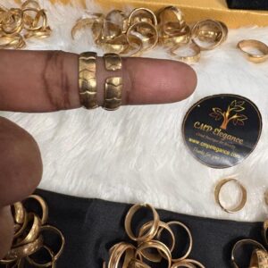 Impon Panchalogh Hexagon Design Toe Ring – CMP26759