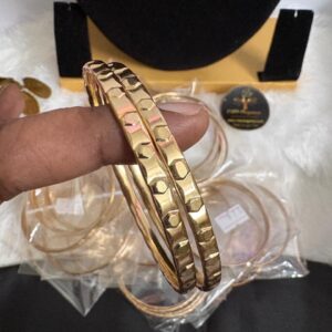 Impon Panchalogh Hexagon Design Bangles – CMP26763