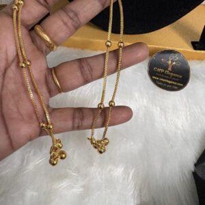 Micro Anklet – Ball & Chain Elegant Style | CMP26773