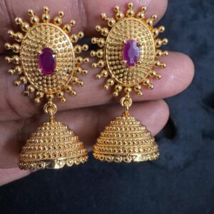 Micro Oval Stone Jimmikki Earrings – CMP26878
