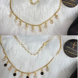 Micro Round Stone Drop Neckwear – CMP26881