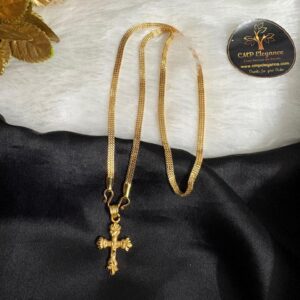 Cross Dollar Micro 3 Line Chain – CMP26900