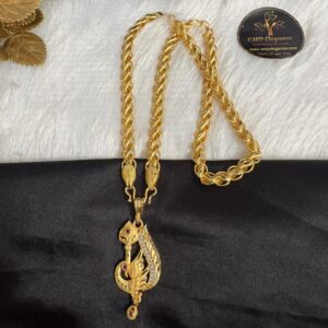 Velmayil Dollar with Lotus Chain (18/24/30 Inch) – CMP26986