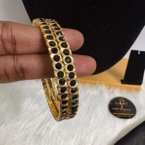 Black Stone Premium Impon Bangle CMP261003