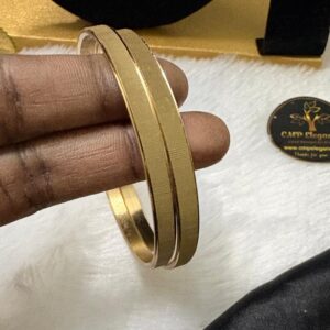 Plain Matt Finish Impon Bangles CMP26994