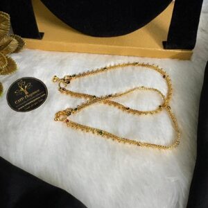 Micro Anklet with Enamel Colour – CMP261048