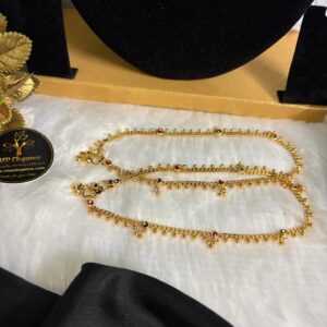 Micro Anklet with Enamel Colour & Drops – CMP261049