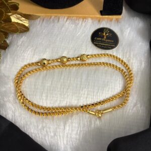 Forming 3 Ball Rope Design Mugappu Chain (24 Inches) – CMP261104