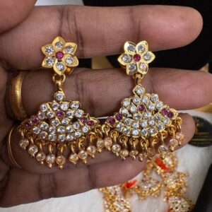 Premium Stone Impon Drop Earrings – CMP261128