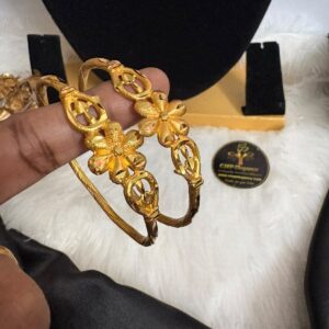 Forming Real Gold Look Kada Design Bangles – CMP261148
