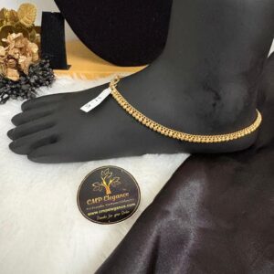 Arumbu Design Impon Panchalogha Anklets – CMP261166