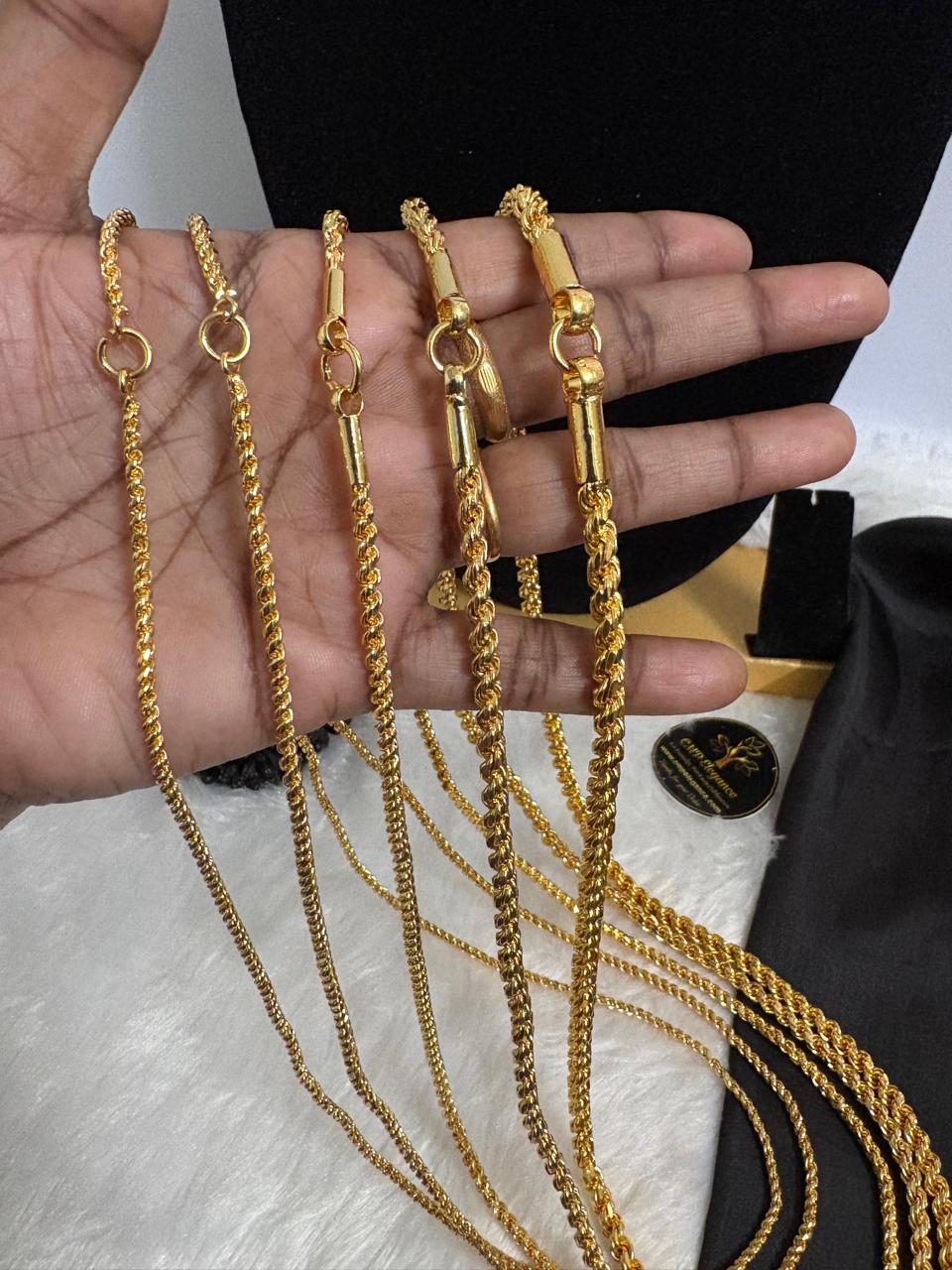 Micro Handmade Rope Chain (Thin to Thick) – CMP261167