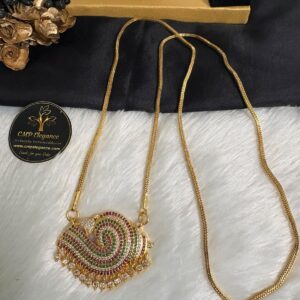 Micro Sangu Dollar Chain with Micro Square Chain – CMP261186