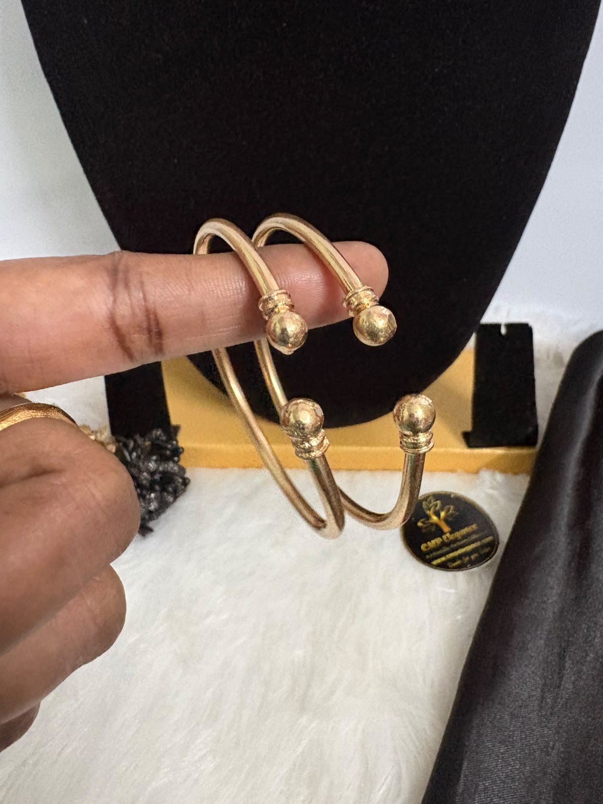Impon/Panchalogha Plain Kada Design Bangles – CMP261205