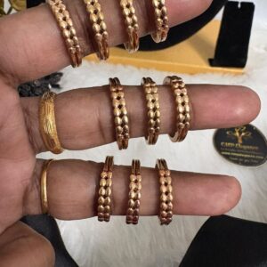 Impon / Panchaloga 2 Line Finger Ring – CMP261213