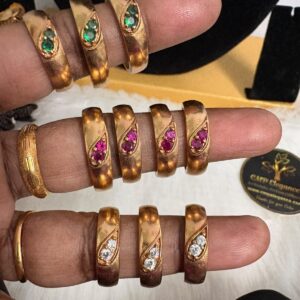 Plain 2 Stone Impon / Panchaloga Finger Ring – CMP261216