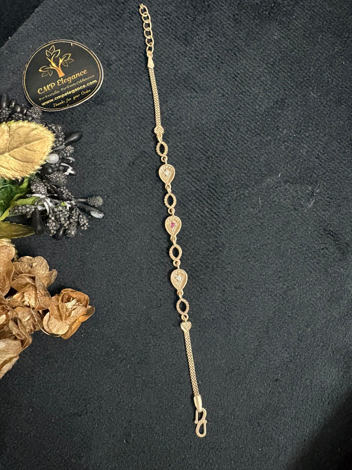 Impon/Panchalogha Stone Design Bracelet – CMP261227 - Image 3