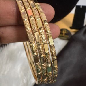 Impon/Panchalogha Unpolished Daily Wear Bangle Set of 4 – CMP261229