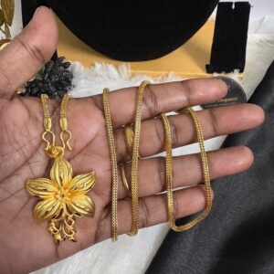 Forming 5 Petal Flower Dollar with Micro Pipeless Square Chain – CMP261249