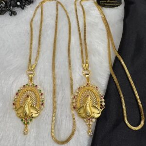 Forming Bird Stoned Dollar with Micro Pipeless Square Chain – CMP261254
