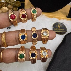 Impon/Panchalogha Men’s Single Stone Finger Ring – CMP261259