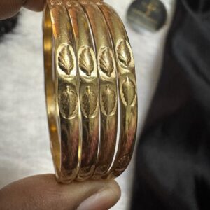 Impon/Panchalogha Unpolished Durable Baby Bangles Set of 4 – CMP261278