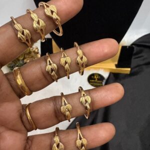 Impon Panchalogha 3 Leaf Design Finger Ring – CMP261308