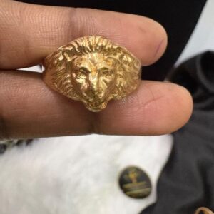 Impon Panchalogha Lion Face Unpolished Finger Ring – CMP261336